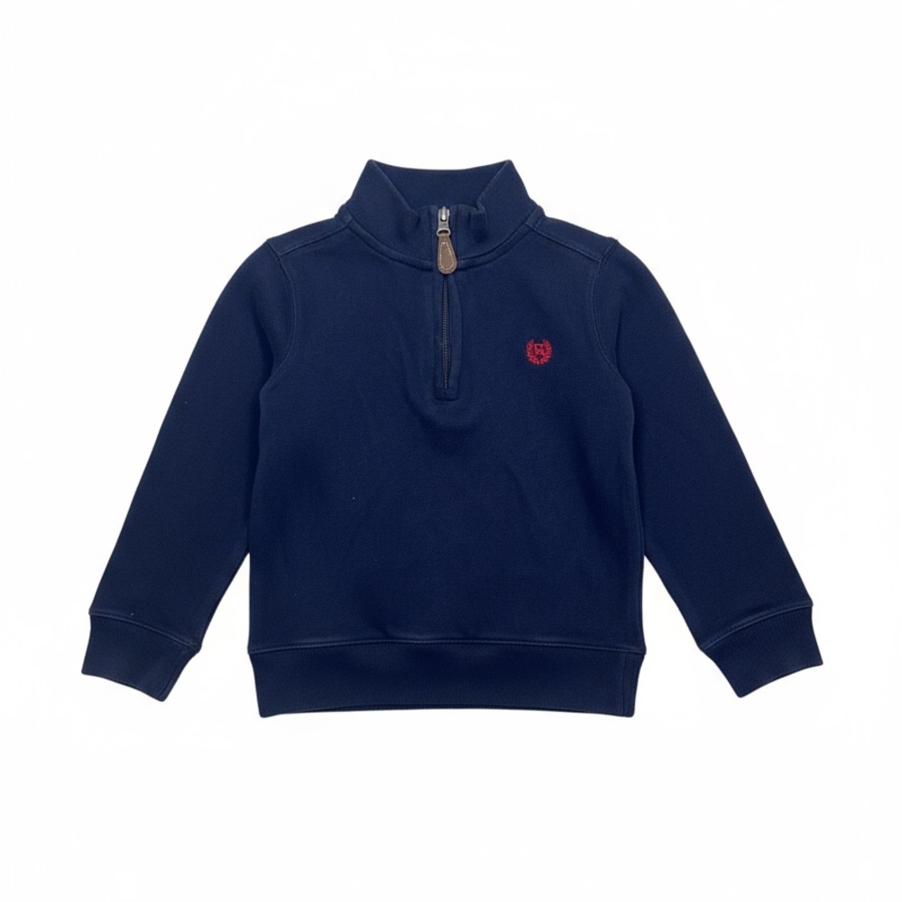 Chaps size 4T navy quarter zip boys